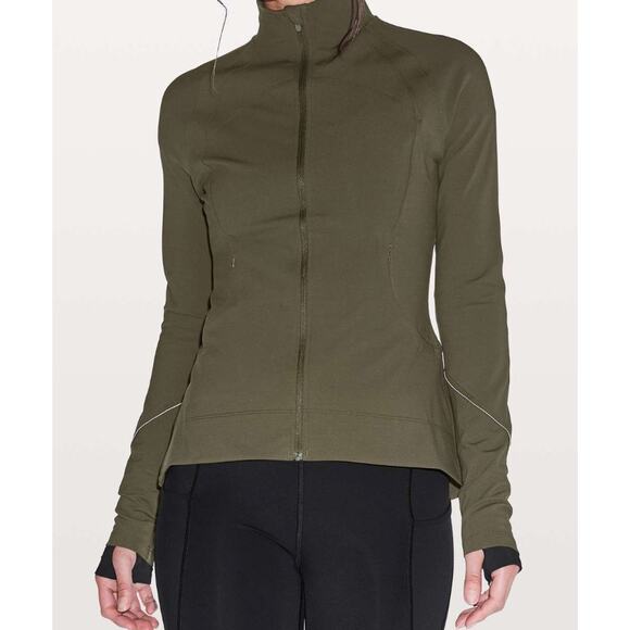 (6) $128 Lululemon Gait Keeper Jacket Dark Olive‎ - Picture 4 of 8